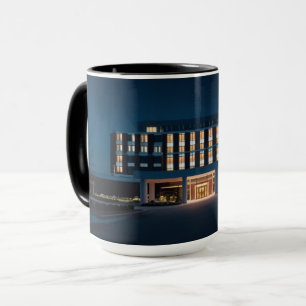 Caneca Dedicação Brilhante: Hospital na Noite Mug