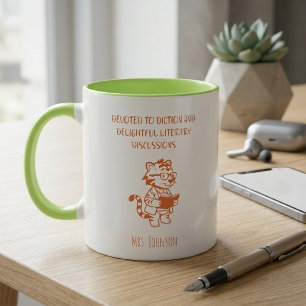 Caneca Dedicado ao Prazer do Dicionário Discussões Literá