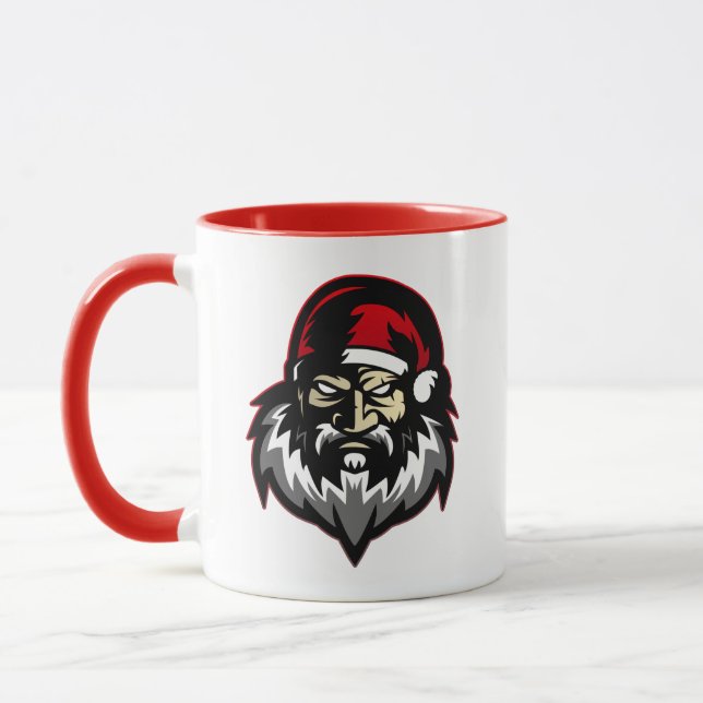 Caneca Dedo médio dos Papais noeis raivosos (Esquerda)