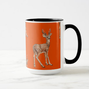 Caneca Deer em vermelho