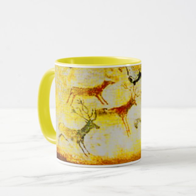 Caneca Deer Herd Lascaux - Magic Mug (Frente Esquerda)