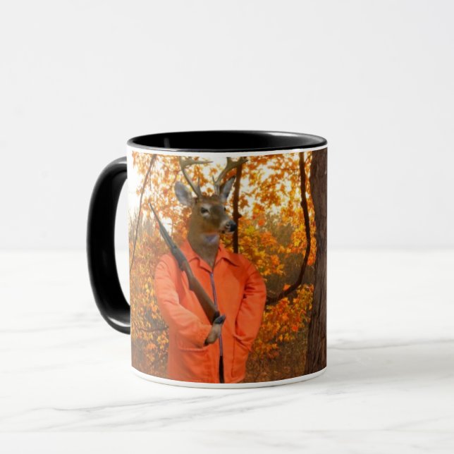 Caneca Deer Hunter In Woods (Frente Esquerda)
