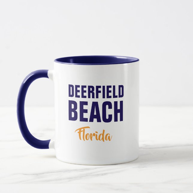 Caneca Deerfield Beach Florida Coffee Mug (Esquerda)