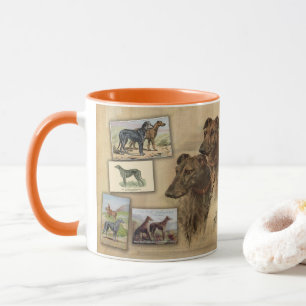 Caneca Deerhound Vintage