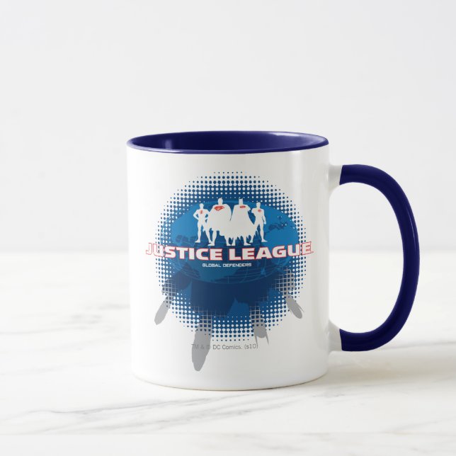 Caneca Defensores Globais da Liga da Justiça (Direita)
