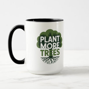 Caneca Defesa Eco Ambiental Plante Mais Árvores