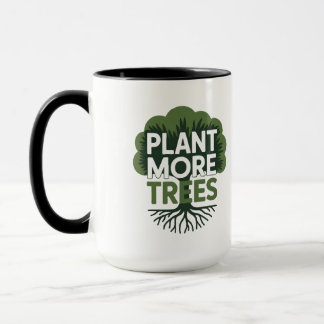 Caneca Defesa Eco Ambiental Plante Mais Árvores