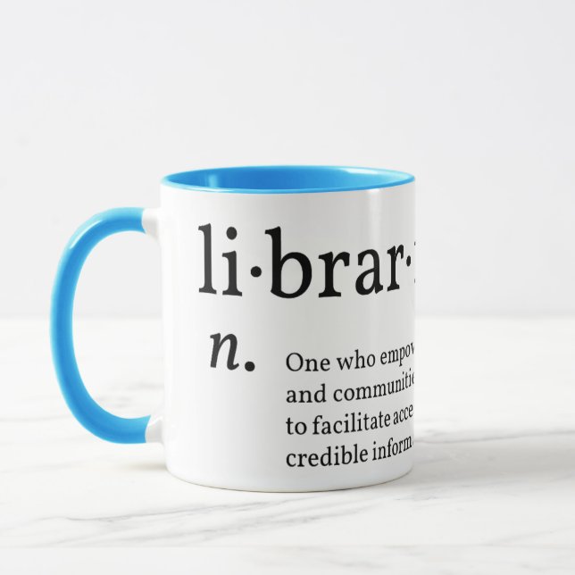 Caneca Definição bibliotecária (Esquerda)
