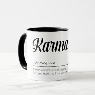 Caneca Definição das karmas engraçada