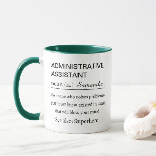 Caneca Definição de Assistente Administrativo Personaliza