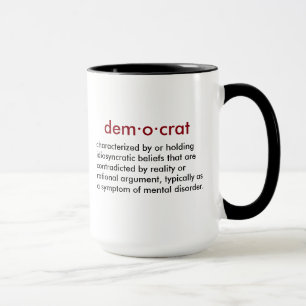 Caneca Definição de Democrata