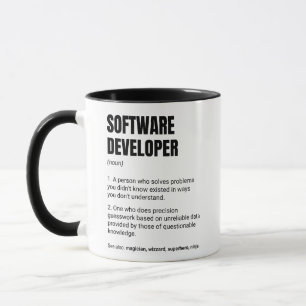 Caneca Definição de Desenvolvedor de Software Engenheiro