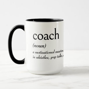 Caneca Definição de Dicionário para TREINADOR