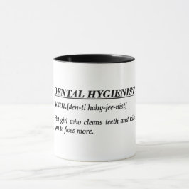Caneca Definição de Higienista Dental