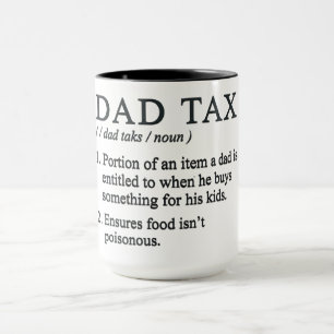 Caneca Definição de Imposto do Pai Divertido