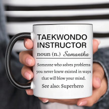 Definição de Instrutor de Taekwondo Personalizada