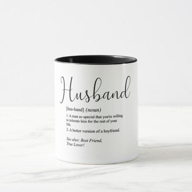 Caneca Definição de marido (Centro)