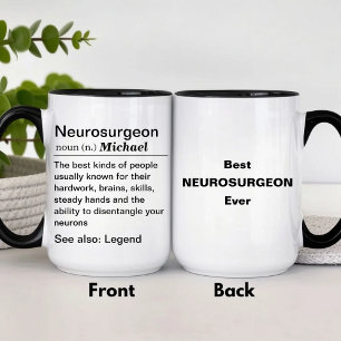 Caneca Definição de neurocirurgião