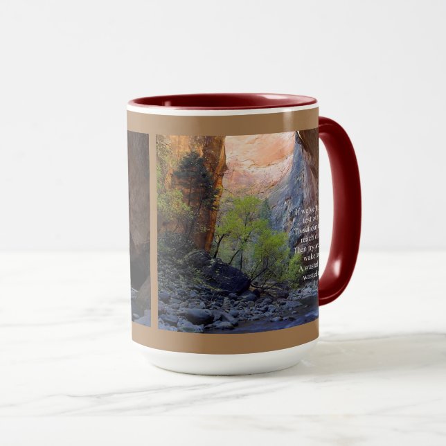 Caneca Definição de Objetivos Inspirativos (Frente Esquerda)