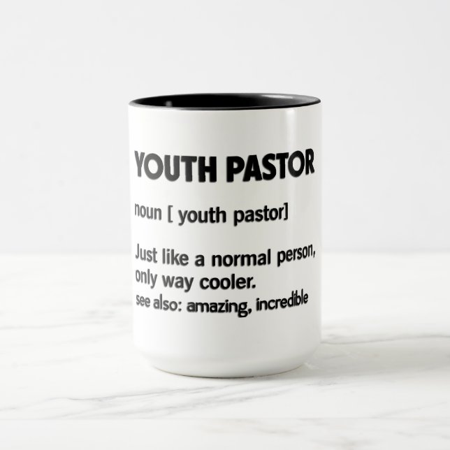 Caneca Definição de Pastor Jovem (Centro)