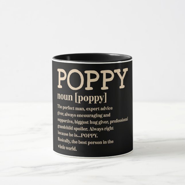 Caneca Definição de Poppy/Avô (Centro)