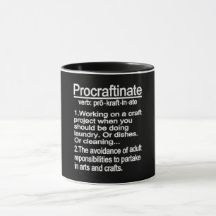 Caneca Definição De Procraftinato