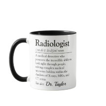 Definição de Radiologista Personalizada Apreciação