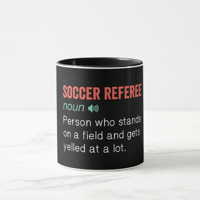 Caneca Definição de Referência Engraçado para Futebol (Centro)