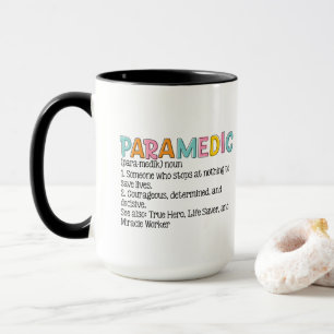 Caneca Definição de um monograma de adição paramédic