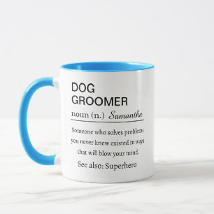 Caneca Definição Divertida de Petreiro de Cães Personaliz