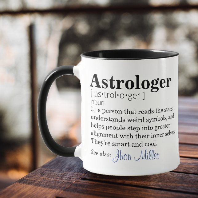Caneca Definição do Astrologer Personalizável (Criador carregado)