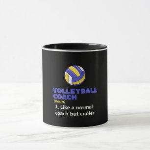 Caneca Definição do Treinador de Voleibol