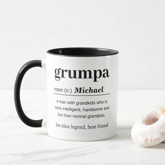 Caneca Definição Grumpa (Com Donut)