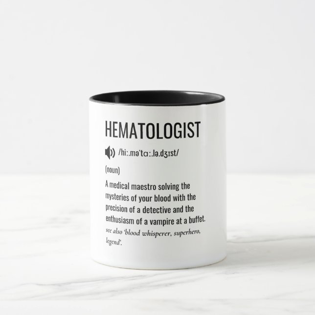 Caneca Definição Hematologista (Centro)