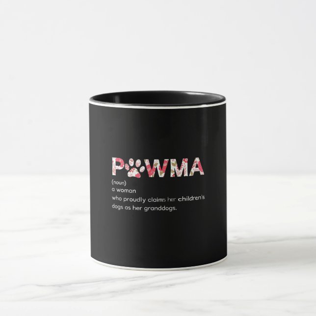 Caneca Definição Pawma com Impressão Floral de Via (Centro)