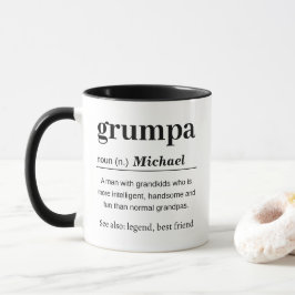 Caneca Definição Personalizada de Grumpa