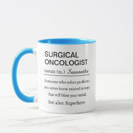 Caneca Definição Personalizada de Oncologista Cirúrgico