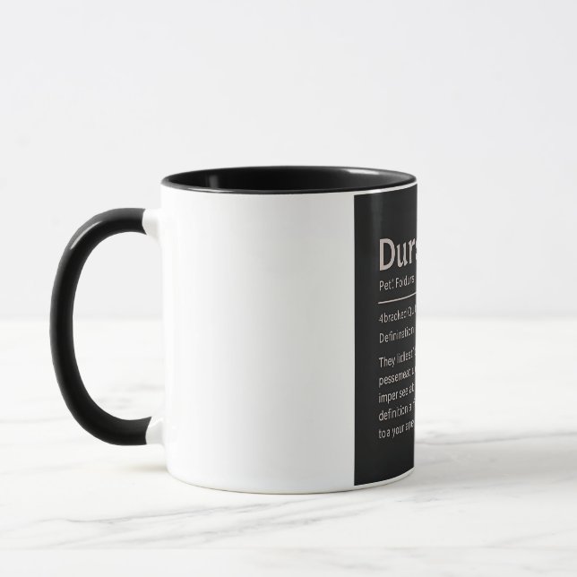 Caneca Definição Personalizada Personalizada do Dicionári (Esquerda)