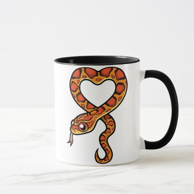Caneca Definida uma pessoa do cobra (Direita)