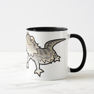 Caneca Definida uma pessoa do réptil (dragão farpado)