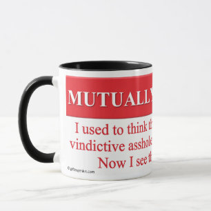Caneca Definindo o significado de mutuamente exclusivos