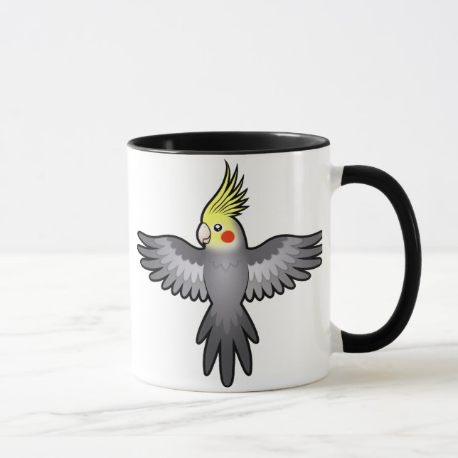 Caneca Definitivamente uma Pessoa Pássaro (cacatua) (Direita)