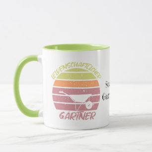 Caneca dein Name personalisierbares Design Gärtner