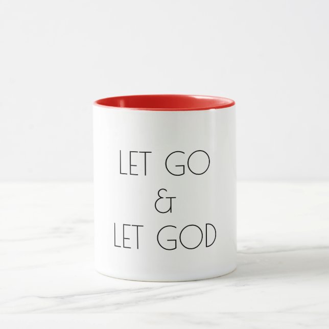 Caneca Deixe Deus inspirar a motivação (Centro)