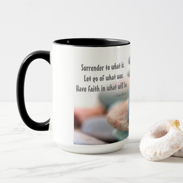 Caneca Deixe-me ir para a cúpula cerâmica (Com Donut)