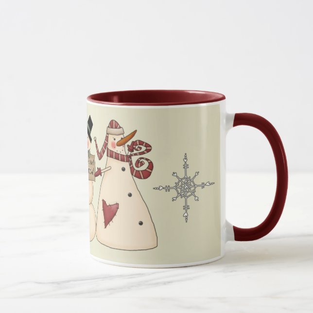 Caneca Deixe-o nevar, Feriado. (Direita)