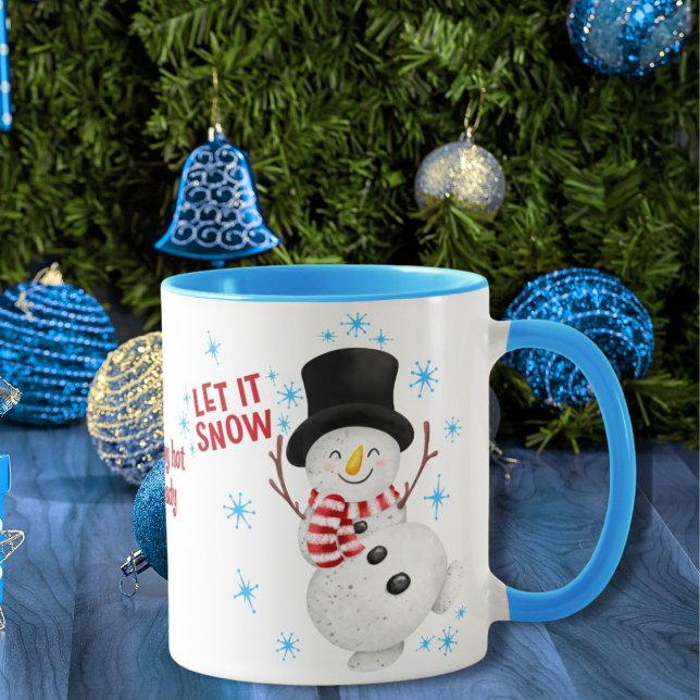 Caneca Deixe-o nevar Snowman Mug (Criador carregado)