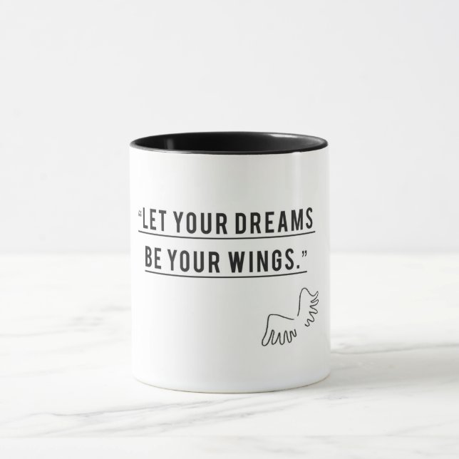 Caneca Deixe o seu sonho ser seu Café inspirador (Centro)