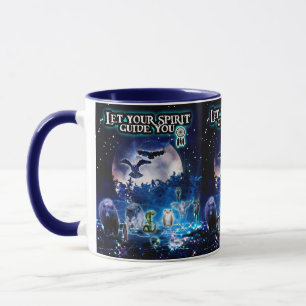 Caneca Deixe seu espírito guiá-lo (azul)