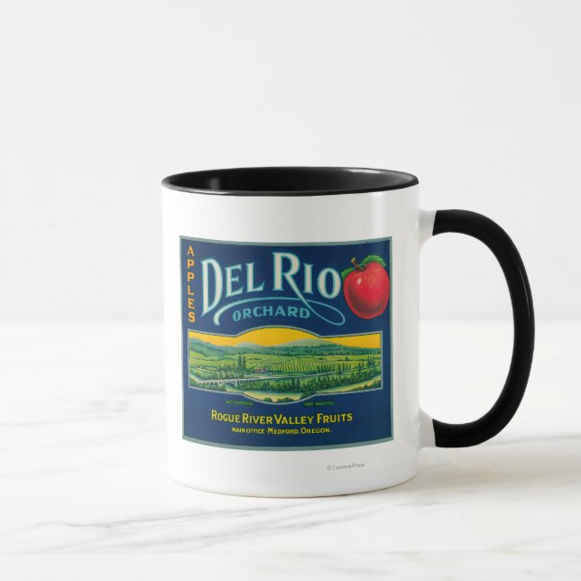Caneca Del Rio Apple Crate LabelMedford, OU (Direita)